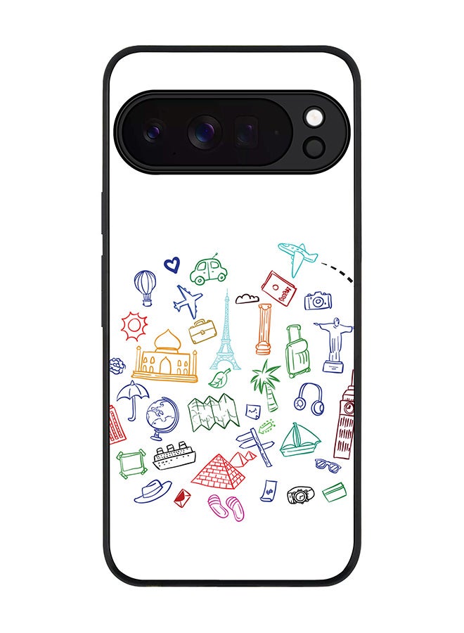 For Google Pixel 10 Pro Case,Slim fit Camera Protection, Shockproof Thin Phone cover  - Traveler